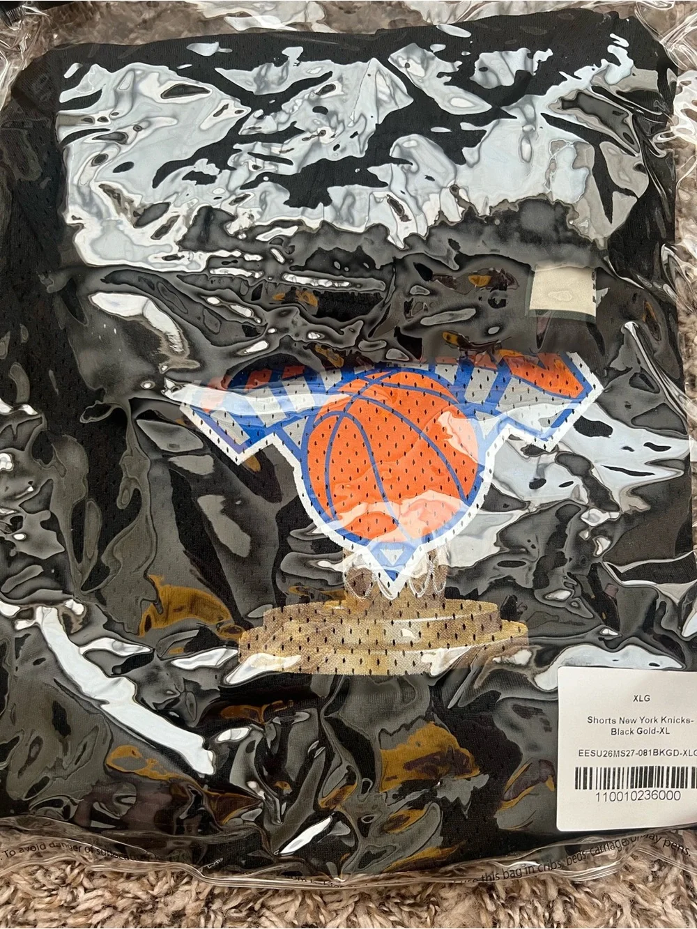 Eric Emanuel New York Knicks Champions Champ Shorts Mens XL SHIPS ASAP